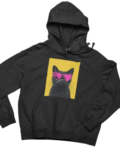 black cat lover Hoodie