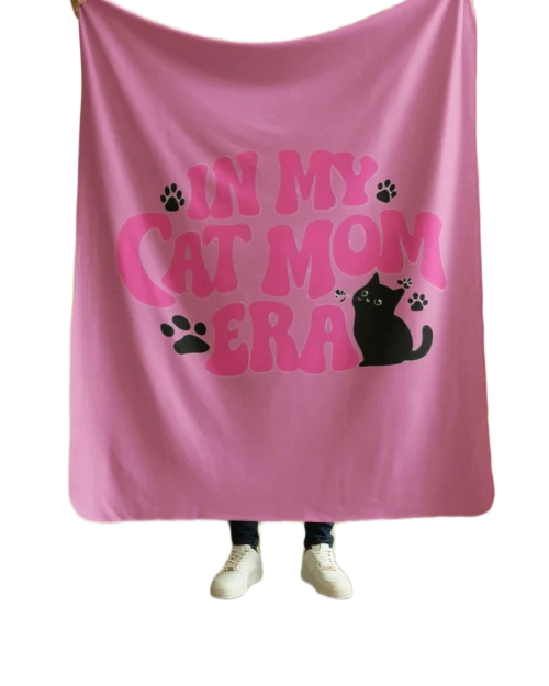 In My Cat Mom Era Blanket #19