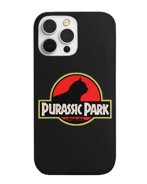 purassic park silicone tpu void cat lover phone case