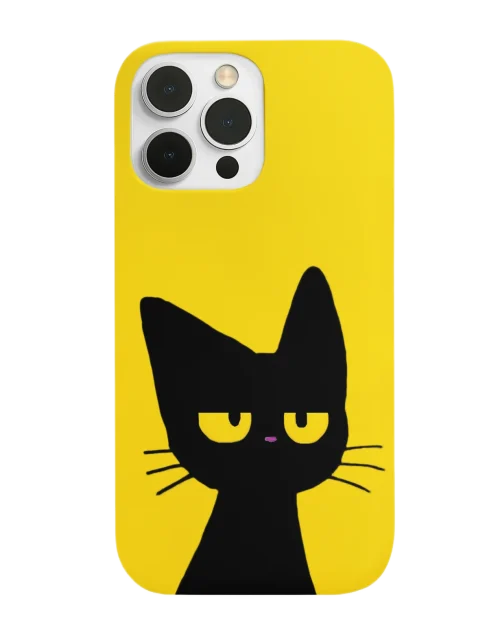 silicone tpu void cat lover phone case