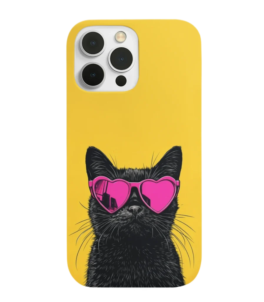 silicone tpu void cat lover phone case